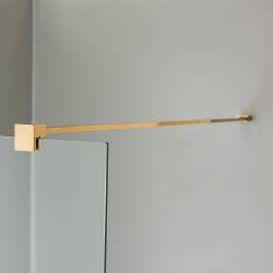 ŚCIANKA PRYSZNICOWA SH07C ZŁOTA 90 CM 8 MM SH07C-GL-90