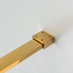 ŚCIANKA PRYSZNICOWA SH07B ZŁOTA 80 CM 8 MM SH07B-GL-80