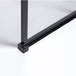 ŚCIANKA PRYSZNICOWA SH05G CZARNA 130 CM 8 MM SH05G-BL-130