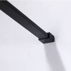 ŚCIANKA PRYSZNICOWA SH05C CZARNA 90 CM 8MM SH05C-BL-90