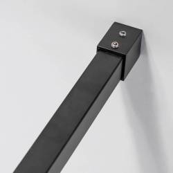 ŚCIANKA PRYSZNICOWA SH04C CZARNA 90 CM 8 MM SH04C-BL-90