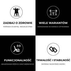 ŁAWKA DO ĆWICZEŃ SKOŚNA TRENINGOWA REGULOWANA RP02 RP02