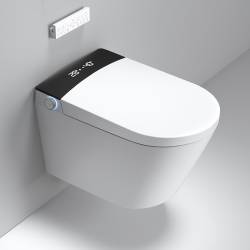 ZESTAW PODTYNKOWY WC STELAŻ TOALETA AUTOMATYCZNA DROP-WH PRZYCISK CZARNY ZES-DROP-WH-B-BL