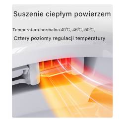 ZESTAW PODTYNKOWY WC STELAŻ TOALETA AUTOMATYCZNA DROP-WH PRZYCISK CHROM ZES-DROP-WH-B-CH