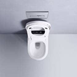 ZESTAW PODTYNKOWY WC STELAŻ TOALETA AUTOMATYCZNA DROP-WH PRZYCISK CHROM ZES-DROP-WH-B-CH