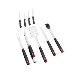 ZESTAW AKCESORIÓW DO GRILA BBQ-A2 ZE STALI NIERDZEWNEJ 9w1 + WALIZKA BBQ-A2