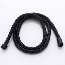 WĄŻ PRYSZNICOWY W01B CZARNY 150 CM W01B
