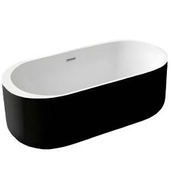 WANNA WOLNOSTOJĄCA VOX 501 CZARNA PRZELEW CHROM 170x80 CM VOX-501-BL-170