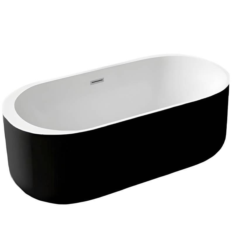 WANNA WOLNOSTOJĄCA VOX 501 CZARNA PRZELEW CHROM 170x80 CM VOX-501-BL-170