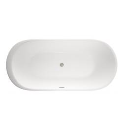 WANNA WOLNOSTOJĄCA VOX 501 CZARNA PRZELEW CHROM 170x80 CM VOX-501-BL-170