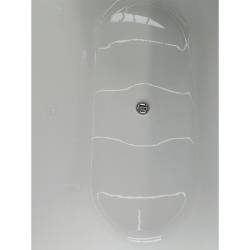 WANNA WOLNOSTOJĄCA VOX 501 CZARNA PRZELEW CHROM 170x80 CM VOX-501-BL-170