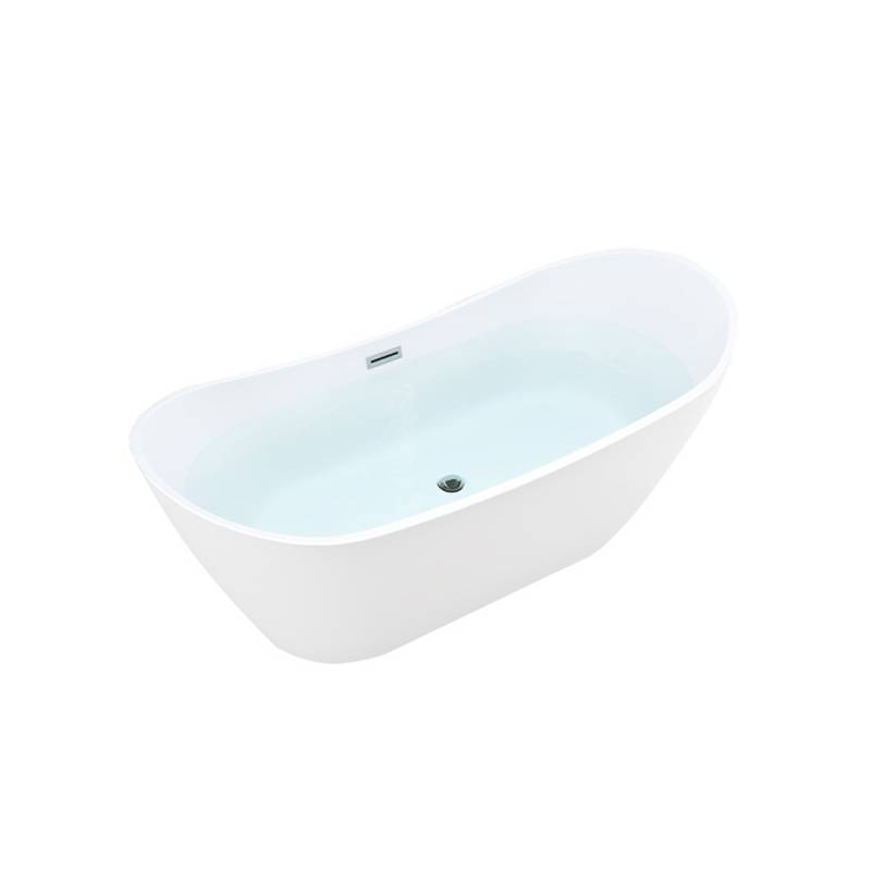 WANNA WOLNOSTOJĄCA RICA 513D BIAŁA 180x80 CM RICA-513D-180X80