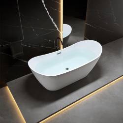 WANNA WOLNOSTOJĄCA RICA 513D BIAŁA 180x80 CM RICA-513D-180X80