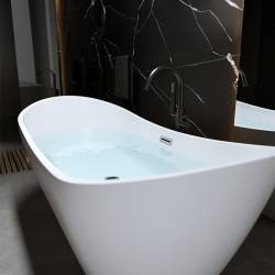 WANNA WOLNOSTOJĄCA RICA 513D BIAŁA 180x80 CM RICA-513D-180X80