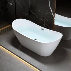 WANNA WOLNOSTOJĄCA RICA 513D BIAŁA 180x80 CM RICA-513D-180X80