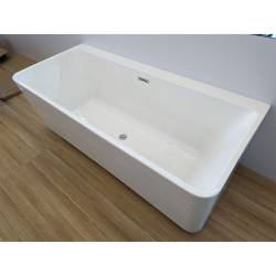 WANNA WOLNOSTOJĄCA PRZYŚCIENNA SOFIA 515A BIAŁA PRZELEW CHROM 140x75 CM SOFIA-515A-140X75