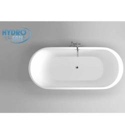 WANNA WOLNOSTOJĄCA PORTO 503B BIAŁA PRZELEW CHROM 170x75 CM PORTO-503B-170X75