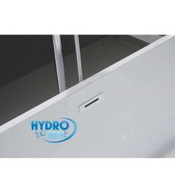 WANNA WOLNOSTOJĄCA PORTO 503B BIAŁA PRZELEW CHROM 170x75 CM PORTO-503B-170X75