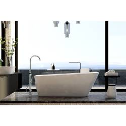 WANNA WOLNOSTOJĄCA OLIVIA 516 BIAŁĄ PRZELEW CHROM 170x80 CM OLIVIA-516-170X80