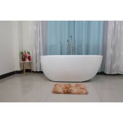 WANNA WOLNOSTOJĄCA BALI 508B BIAŁA PRZELEW CHROM 150x75 CM BALI-508B-150X75