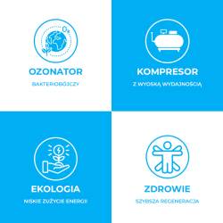 WANNA LODOWA KRIOTERAPIA MORSOWANIE BERINGA 686 CZARNA FALA OBUDOWA ANTRACYT BERINGA686-4125