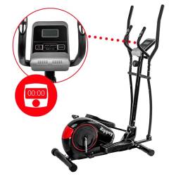TRENAŻER ELIPTYCZNY ROWER TRENINGOWY ORBITREK MAGNETYCZNY FLEX BLACK FLEX-BL