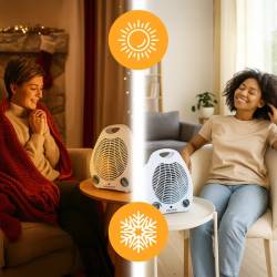 TERMOWENTYLATOR ELEKTRYCZNY FARELKA MERU 2000 WAT MERU