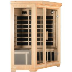 SAUNA SUCHA INFRARED NISKOTEMPERATUROWA LAHTI4 4-5 OSOBOWA 150x150 CM LAHTI4