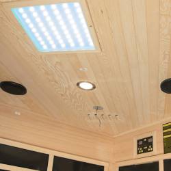 SAUNA SUCHA INFRARED NISKOTEMPERATUROWA LAHTI4 4-5 OSOBOWA 150x150 CM LAHTI4