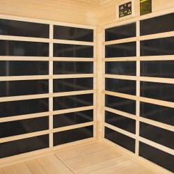 SAUNA SUCHA INFRARED NISKOTEMPERATUROWA LAHTI4 4-5 OSOBOWA 150x150 CM LAHTI4