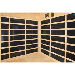 SAUNA SUCHA INFRARED NISKOTEMPERATUROWA LAHTI4 4-5 OSOBOWA 150x150 CM LAHTI4