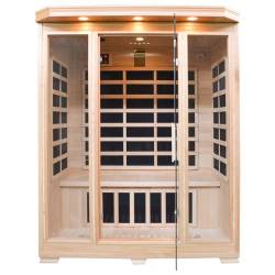 SAUNA SUCHA INFRARED NISKOTEMPERATUROWA LAHTI3 3-4 OSOBOWA 153x125 CM LAHTI3