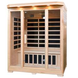 SAUNA SUCHA INFRARED NISKOTEMPERATUROWA LAHTI3 3-4 OSOBOWA 153x125 CM LAHTI3