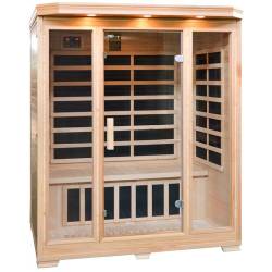 SAUNA SUCHA INFRARED NISKOTEMPERATUROWA LAHTI3 3-4 OSOBOWA 153x125 CM LAHTI3