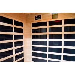 SAUNA SUCHA INFRARED NISKOTEMPERATUROWA LAHTI3 3-4 OSOBOWA 153x125 CM LAHTI3