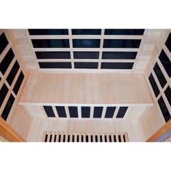 SAUNA SUCHA INFRARED NISKOTEMPERATUROWA LAHTI3 3-4 OSOBOWA 153x125 CM LAHTI3