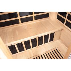 SAUNA SUCHA INFRARED NISKOTEMPERATUROWA LAHTI3 3-4 OSOBOWA 153x125 CM LAHTI3