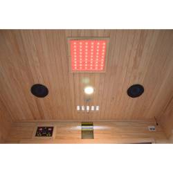 SAUNA SUCHA INFRARED NISKOTEMPERATUROWA LAHTI3 3-4 OSOBOWA 153x125 CM LAHTI3
