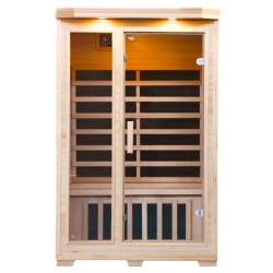 SAUNA SUCHA INFRARED NISKOTEMPERATUROWA LAHTI2 2-3 OSOBOWA 120x120 CM LAHTI2