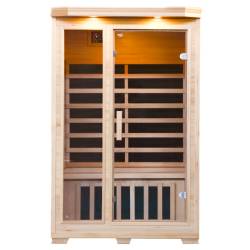 SAUNA SUCHA INFRARED NISKOTEMPERATUROWA LAHTI2 2-3 OSOBOWA 120x120 CM LAHTI2