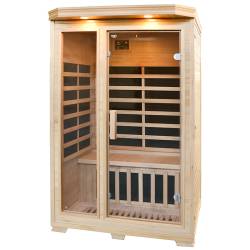 SAUNA SUCHA INFRARED NISKOTEMPERATUROWA LAHTI2 2-3 OSOBOWA 120x120 CM LAHTI2