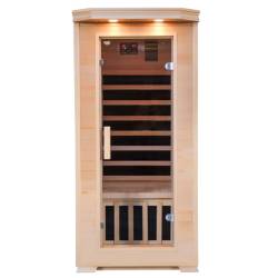 SAUNA SUCHA INFRARED NISKOTEMPERATUROWA LAHTI1 1-2 OSOBOWA 105x90 CM LAHTI1