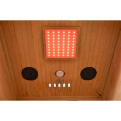 SAUNA SUCHA INFRARED NISKOTEMPERATUROWA LAHTI1 1-2 OSOBOWA 105x90 CM LAHTI1