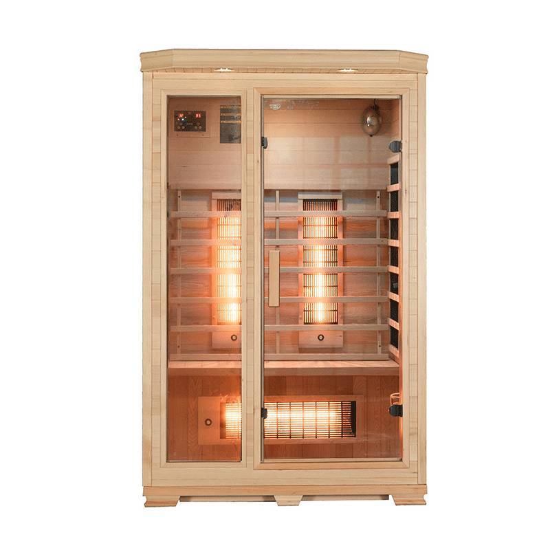 SAUNA SUCHA INFRARED NISKOTEMPERATUROWA BERGEN3 2-3 OSOBOWA 120x105 CM BERGEN3