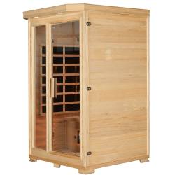 SAUNA SUCHA INFRARED NISKOTEMPERATUROWA BERGEN3 2-3 OSOBOWA 120x105 CM BERGEN3