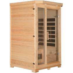 SAUNA SUCHA INFRARED NISKOTEMPERATUROWA BERGEN3 2-3 OSOBOWA 120x105 CM BERGEN3