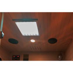 SAUNA SUCHA INFRARED NISKOTEMPERATUROWA BERGEN3 2-3 OSOBOWA 120x105 CM BERGEN3
