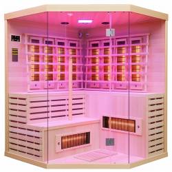 SAUNA SUCHA INFRARED NISKOTEMPERATUROWA ALTA7 5-6 OSOBOWA 180x180 CM ALTA7