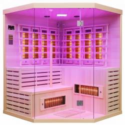 SAUNA SUCHA INFRARED NISKOTEMPERATUROWA ALTA7 5-6 OSOBOWA 180x180 CM ALTA7
