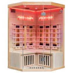 SAUNA SUCHA INFRARED NISKOTEMPERATUROWA ALTA6 2-3 OSOBOWA 120x120 CM ALTA6